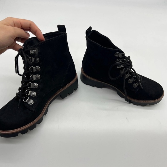 Black Suede Ankle Boots - Picture 5 of 7